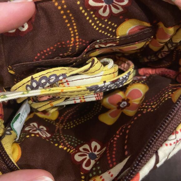 VERA BRADLEY Buttercup Pattern Shoot From the Hip Crossbody/Belt Loop Bag EUC - Picture 6 of 8